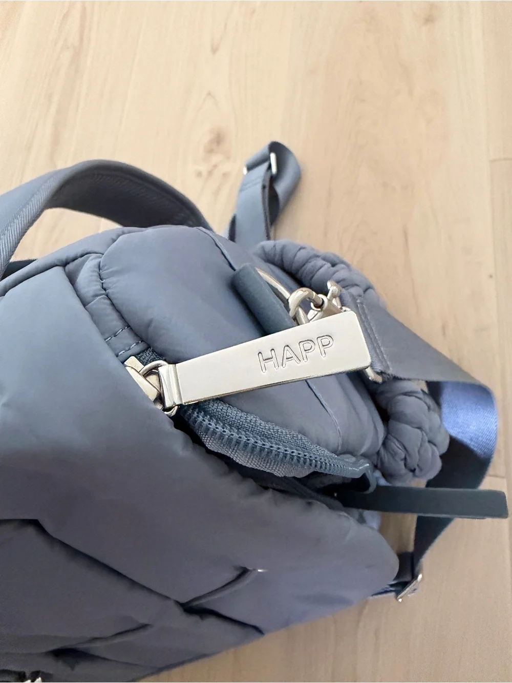 Happ Levy backpack ash blue diaper bag